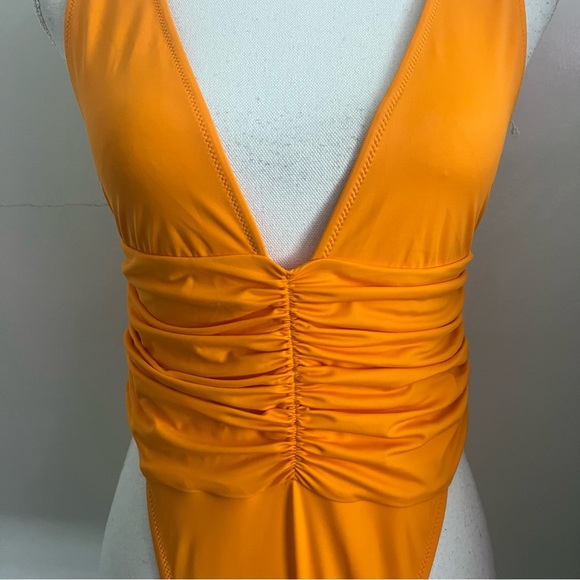 Aerie • NWT Orange High Cut One Piece Swimsuit - Picture 7 of 10
